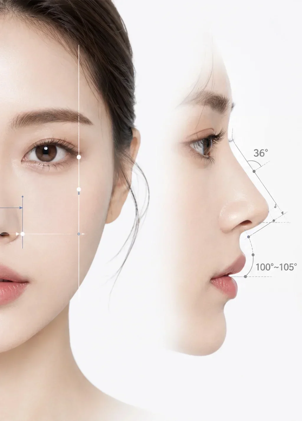 조화를 이루는 코를 디자인합니다 PROPORTION 안내 이미지