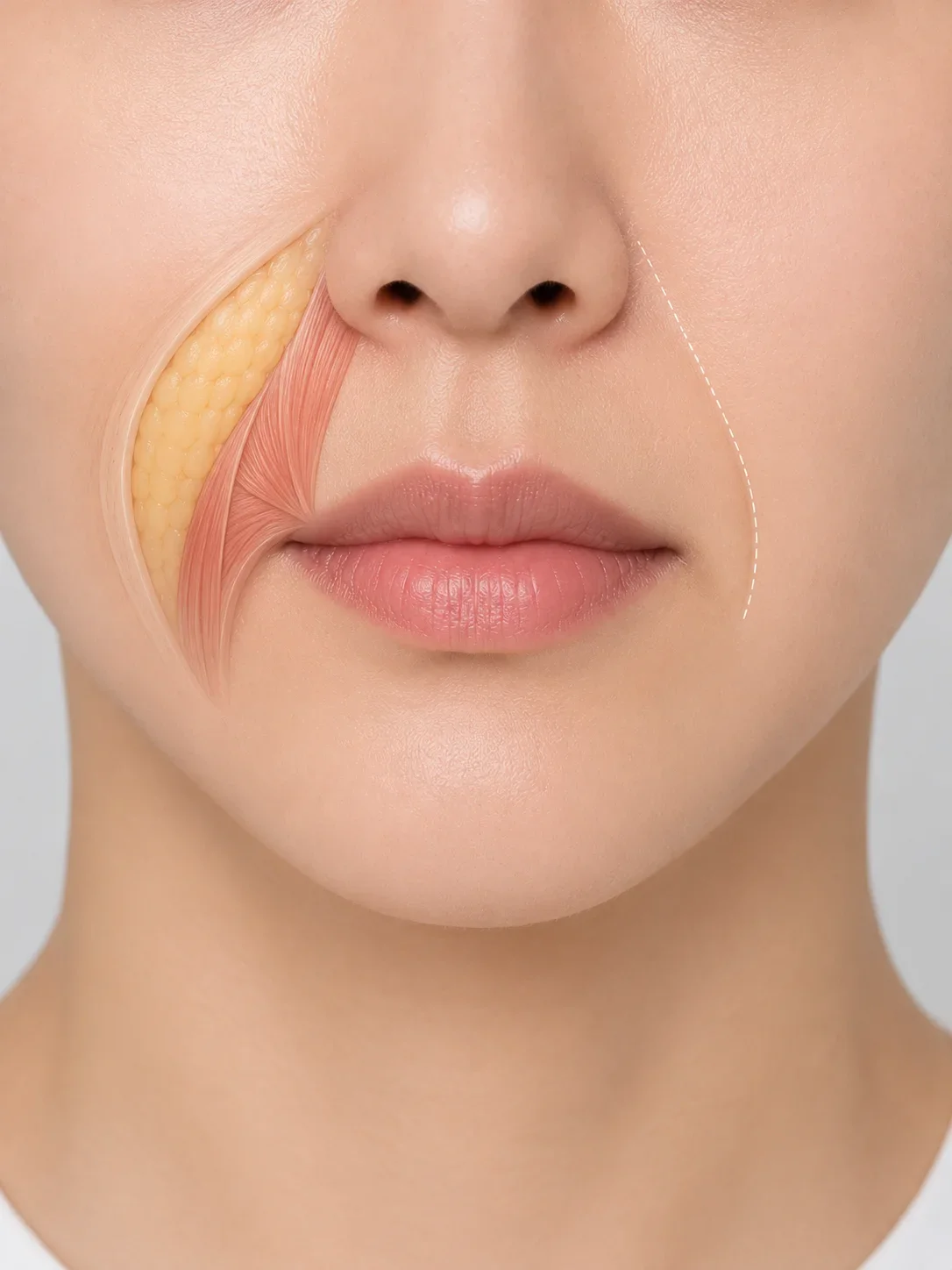 팔자 병행 INCISION 안내 이미지